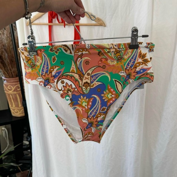 NWT ANTONIO MELANI HIGH WAISTED BIKINI SET - M/L - Picture 4 of 8